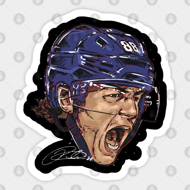 Patrick Kane New York R Scream Sticker by lavonneroberson